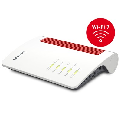 Innovatives günstig Kaufen-AVM FRITZ!Box 7690 WiFi 7 Mesh Router mit VDSL-Anschluss. AVM FRITZ!Box 7690 WiFi 7 Mesh Router mit VDSL-Anschluss <![CDATA[• Innovatives Wi-Fi 7: High-Speed-WLAN bis 5.760 MBit/s + 1.440 MBit/s • Unterstützt VDSL-Anschlüsse bis 300 MBit/s • Für 