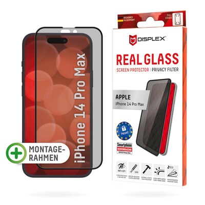 Schutzglas Glas günstig Kaufen-DISPLEX Privacy Glass FC iPhone 14 Pro Max. DISPLEX Privacy Glass FC iPhone 14 Pro Max <![CDATA[• Displayschutzglas für iPhone 14 Pro Max • Kratzer-resistent dank extrem hartem „tempered Glass“ (10H) • High-Tech Anti-Fingerprint Beschichtung f