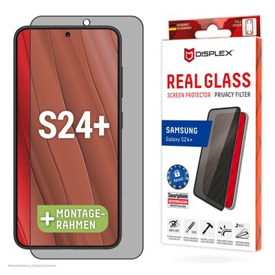 Samsung S24 günstig Kaufen-DISPLEX Privacy Glass Samsung Galaxy S24+. DISPLEX Privacy Glass Samsung Galaxy S24+ <![CDATA[• Displayschutzglas für Samsung Galaxy S24+ • Kratzer-resistent dank extrem hartem „tempered Glass“ (10H) • High-Tech Anti-Fingerprint Beschichtung f