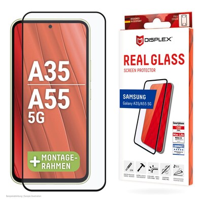 Galaxy at günstig Kaufen-DISPLEX Real Glass FC Samsung Galaxy A35/A55 5G. DISPLEX Real Glass FC Samsung Galaxy A35/A55 5G <![CDATA[• Displayschutzglas für Samsung Galaxy A35/A55 5G • Kratzer-resistent dank extrem hartem „tempered Glass“ (10H) • High-Tech Anti-Fingerpri