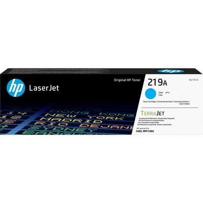 HP 219A / W2191A Original LaserJet Toner Cyan für ca.1.200 Seiten