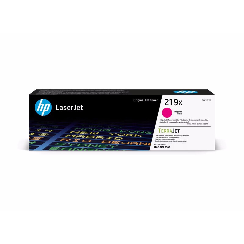 HP 219X / W2193X Original LaserJet Toner Magenta für ca. 2.500 Seiten