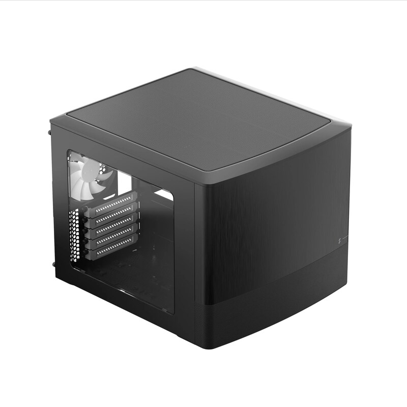 Fractal Design Node 804 black mATX Gehäuse mit Acrylfenster USB3.0