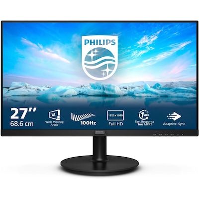 Philips V-Line 271V8LAB 68,6cm (27") FHD VA Office Monitor HDMI/VGA 4ms 100Hz
