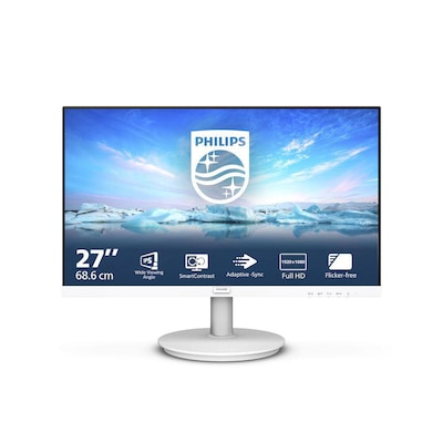 Philips V-Line 271V8AW 68,6cm (27") FHD IPS Office Monitor HDMI/VGA 4ms 75Hz Weiß