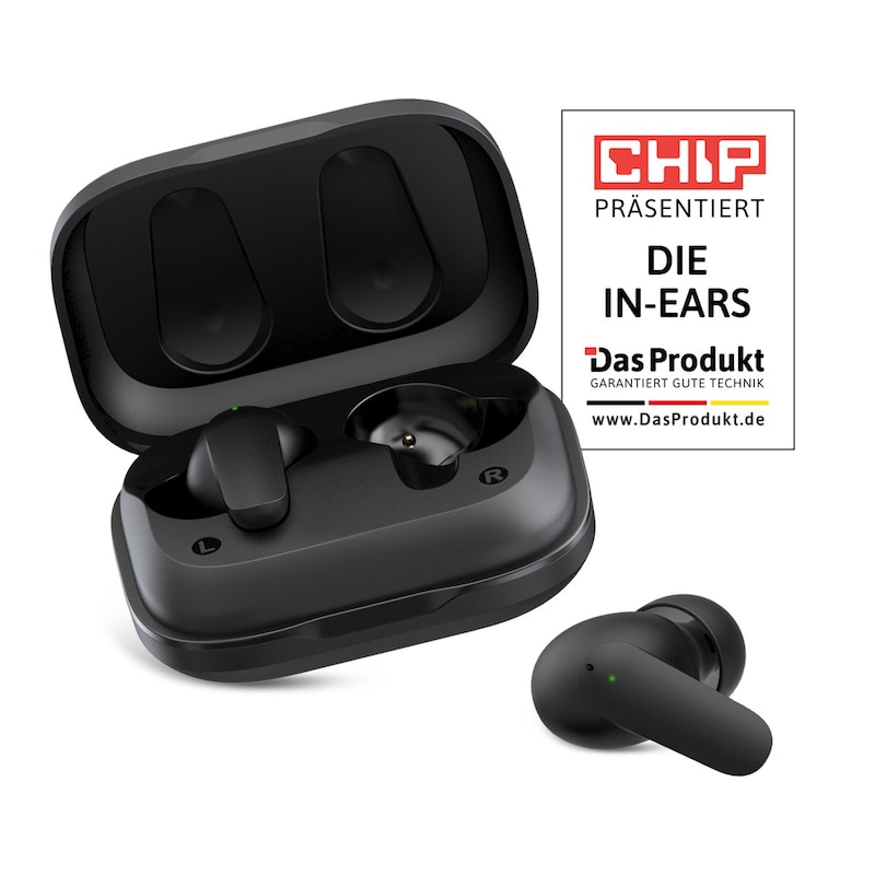Der In-Ear Kopfhörer in Kooperation mit CHIP, Bluetooth, schwarz