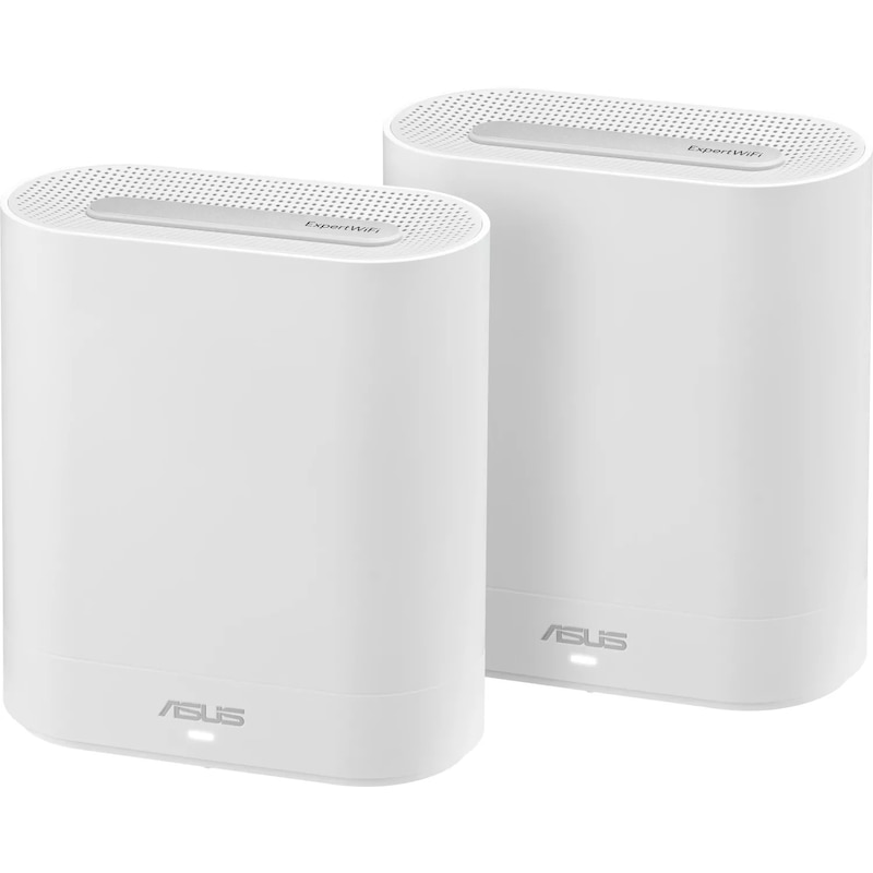 WIR zu günstig Kaufen-ASUS Expert Wifi EBM68 AX7800 Wifi Tri-Band WiFi 6 Mesh System 2er Set. ASUS Expert Wifi EBM68 AX7800 Wifi Tri-Band WiFi 6 Mesh System 2er Set <![CDATA[• WLAN Wireless LAN Router • Wi-Fi 6 • Übertragungsgeschwindigkeit bis zu 7800 MBit/s]]>. 