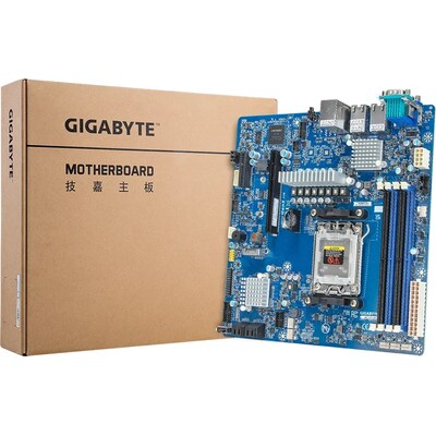 600 F günstig Kaufen-Gigabyte MC13-LE1 mATX Mainboard Workstation EPYC 4004 Sockel AM5. Gigabyte MC13-LE1 mATX Mainboard Workstation EPYC 4004 Sockel AM5 <![CDATA[• ATX Mainboard mit Sockel AM5 für AMD EPYC 7000/4004 CPU • Aspeed® AST2600 • 128 GB max. RAM, DDR5-5200 