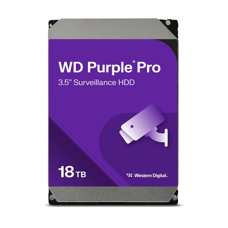 SATA 3 günstig Kaufen-WD Purple Pro WD181PURP - 18 TB 3,5 Zoll SATA 6 Gbit/s. WD Purple Pro WD181PURP - 18 TB 3,5 Zoll SATA 6 Gbit/s <![CDATA[• 18 TB (512 MB Cache) • 7.200 U/min • 3,5 Zoll • SATA 6 Gbit/s • Videoüberwachung, geeignet für DVR- und NVR-Sicherheitssysteme Videoü
