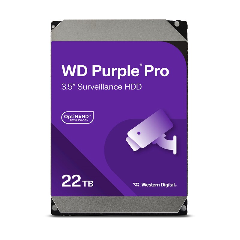 22 Pro günstig Kaufen-WD Purple Pro WD221PURP - 22 TB 3,5 Zoll SATA 6 Gbit/s. WD Purple Pro WD221PURP - 22 TB 3,5 Zoll SATA 6 Gbit/s <![CDATA[• 22 TB (512 MB Cache) • 7.200 U/min • 3,5 Zoll • SATA 6 Gbit/s • Videoüberwachung, geeignet für DVR- und NVR-Sicherheitssysteme Videoü