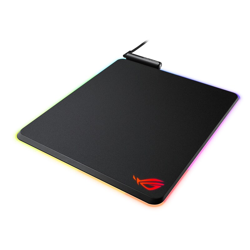 Strip,RGB günstig Kaufen-Asus ROG Balteus Mauspad schwarz. Asus ROG Balteus Mauspad schwarz <![CDATA[• Praktische Qi-Drahtlos-Ladefunktion mit LED Ladestatus-Anzeige • 15-Zonen Aura-Sync-RGB-Beleuchtung • Große, mikrotexturierte Oberfläche im Hochformat • Integrierte USB-2.0-Pass
