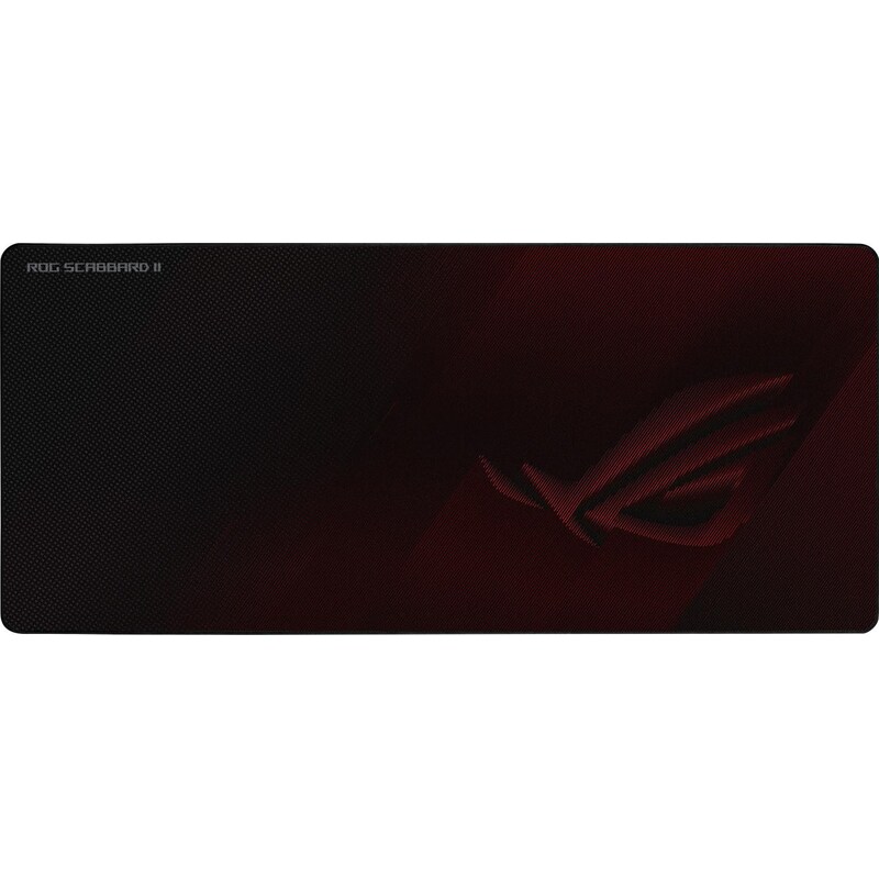 BA II günstig Kaufen-ASUS ROG Scabbard II Gaming Mousepad XXL schwarz/rot. ASUS ROG Scabbard II Gaming Mousepad XXL schwarz/rot <![CDATA[• Dreifach-Schutz für reibungsloses Gleiten • Größe 360mm x 260mm x 3mm • Eine Wasser-, Öl-, und Staubabweisende Oberfläche • Flach genähte