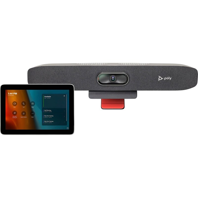 Poly Studio Small Room Kit - Studio R30 Video Bar für Microsoft Teams inkl. Poly GC8 Touch Control