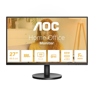 AOC 27B3CA2 68,6m (27") FHD IPS Office Monitor 16:9 HDMI/USB-C PD65W 100Hz Sync
