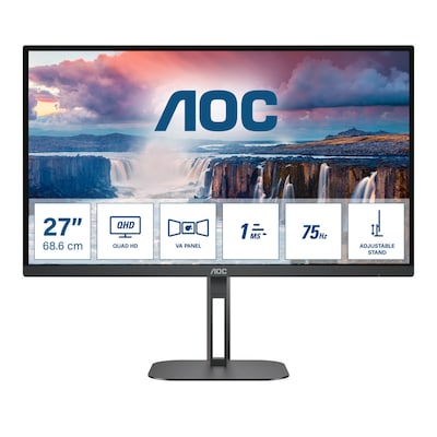 AOC Q27V5N 68,6cm (27") QHD VA Office Monitor 16:9 HDMI/DP 75Hz 4ms Sync Pivot