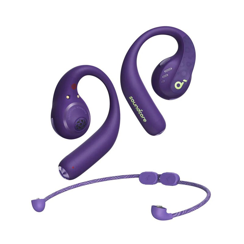 soundcore AeroFit Pro Bluetooth-Kopfhörer purple