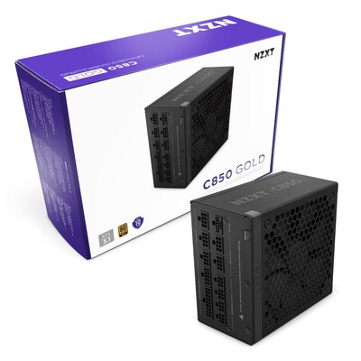 NZXT C850 850W Gaming Netzteil 80+ Gold, ATX3.1 PCIe5.0 modular 135 mm Lüfter