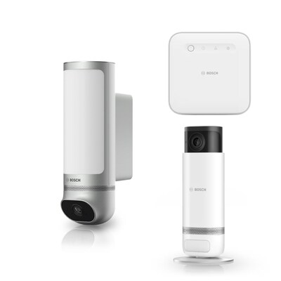 TE 2022 günstig Kaufen-Bosch Smart Home Starter Set Sicherheit • mit Eyes Außenkamera II & Innenkamera II. Bosch Smart Home Starter Set Sicherheit • mit Eyes Außenkamera II & Innenkamera II <![CDATA[• Personenerkennung via Videoanalyse & 3D-Bew