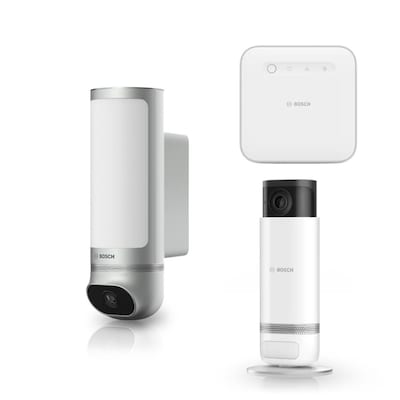 Bosch Smart Home Starter Set Sicherheit • mit Eyes Außenkamera II & Innenkamera II