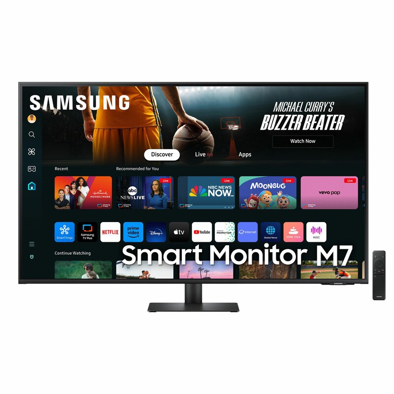 DisplayPort/HDMI günstig Kaufen-Samsung M70D (LS43DM702UUXEN) 108cm (43") 4K Smart Monitor 16:9 HDMi/USB-C 60Hz 4ms. Samsung M70D (LS43DM702UUXEN) 108cm (43") 4K Smart Monitor 16:9 HDMi/USB-C 60Hz 4ms <![CDATA[• Energieeffizienzklasse: G • 108 cm (43 Zoll), 3840 x 2160 (16:9) • 
