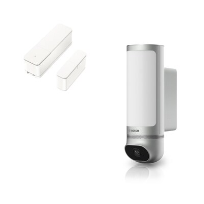 SMArt günstig Kaufen-Bosch Smart Home Eyes Außenkamera II • mit Tür-/Fensterkontakt II. Bosch Smart Home Eyes Außenkamera II • mit Tür-/Fensterkontakt II <![CDATA[• Personenerkennung via Videoanalyse & 3D-Bewegungssensoren • Definierbare 