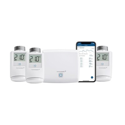 Das Ei günstig Kaufen-Homematic IP Starter Set Smarte Heizung • 3x Thermostat HMIP-eTRV/2 • Access Point. Homematic IP Starter Set Smarte Heizung • 3x Thermostat HMIP-eTRV/2 • Access Point <![CDATA[• verbindet das Smartphone über die Homematic IP