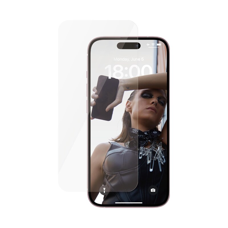 SAFE. by PanzerGlass® Displayschutz iPhone 15 Ultra-Wide Fit