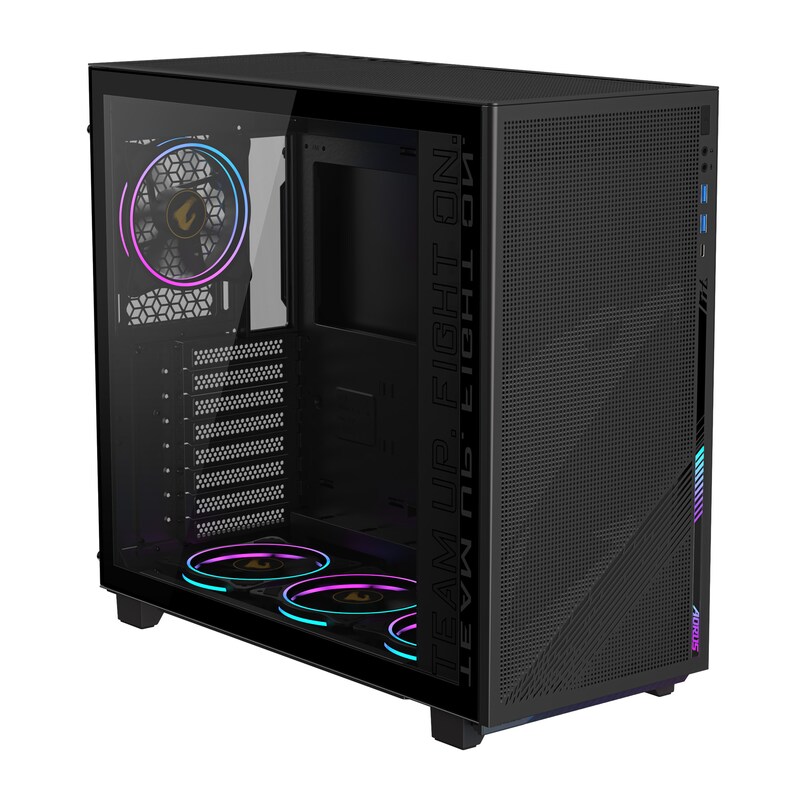 Gigabyte AORUS C400 Midi Tower Gaming Gehäuse mit Glasseitenfenster