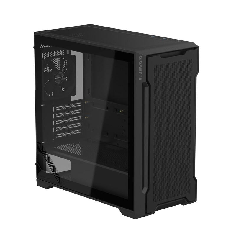 mauspad/Gaming günstig Kaufen-Gigabyte AORUS C102 Midi Tower Gaming Gehäuse mit Glasseitenfenster. Gigabyte AORUS C102 Midi Tower Gaming Gehäuse mit Glasseitenfenster <![CDATA[• Gaming Gehäuse (Midi-Tower) mit Sichtfenster • 2x 120 mm Lüfter vorinstalliert • Abmessungen (BxH