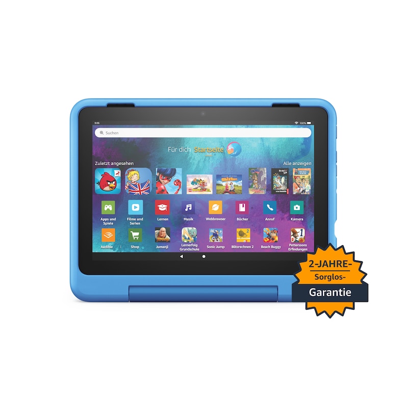 Tablet,11 günstig Kaufen-Amazon Fire HD 8 Kids Pro Tablet 8-Zoll-HD-Display, für Kinder von 6 bis 12 Jahren, 30 % schnellerer Prozessor, 13 Stunden Akkulaufzeit, kindgerechte Hülle, 32 GB (2022), Cyber Welt Design. Amazon Fire HD 8 Kids Pro Tablet 8-Zoll-HD-Display, f&#