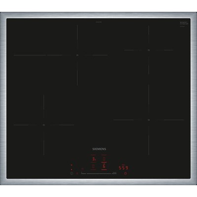 Siemens EH645HFB1E iQ300 Induktionskochfeld 60 cm Schwarz, Mit Rahmen aufliegend