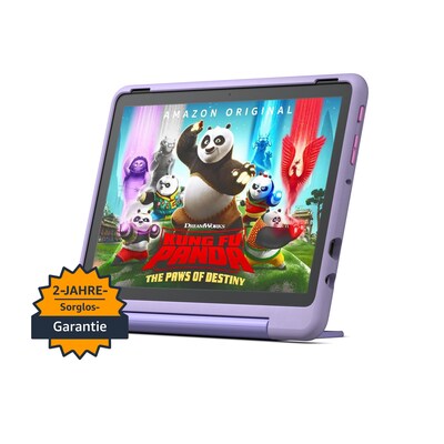SC Run günstig Kaufen-Amazon Fire HD 10 Kids Pro Tablet für Kinder ab dem Grundschulalter - Mit 10-Zoll-Display, langer Akkulaufzeit, Kindersicherung und dünner Hülle - Version 2023, 32 GB, Happy-Day-Design. Amazon Fire HD 10 Kids Pro Tablet für Kinder ab d