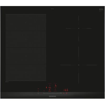 Siemens EX675HEC1E iQ700 Induktionskochfeld 60 cm Schwarz, Mit Rahmen aufliegend