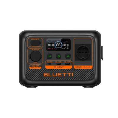 Ich und günstig Kaufen-BLUETTI Portable Power Station AC2P-Black-EU. BLUETTI Portable Power Station AC2P-Black-EU <![CDATA[• Tragbare Powerstation mit 300 Watt und 230,4 Wh • Mit nur 3,6 kg leicht mit einer Hand zu tragen • LiFePO4-Akku mit mehr als 3.000 Ladezyklen bis 8