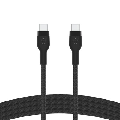 Belkin Pro Flex USB-C/ USB-C Kabel Power Delivery 60W 1m schwarz