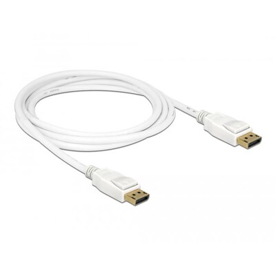 HDMI ADAPTER günstig Kaufen-Delock Kabel DisplayPort 1.2 Stecker/ DisplayPort Stecker 4K 2m weiß. Delock Kabel DisplayPort 1.2 Stecker/ DisplayPort Stecker 4K 2m weiß <![CDATA[• Adapter • Anschlüsse: HDMI-Stecker und HDMI-Stecker • Farbe: schwarz • passend für: D