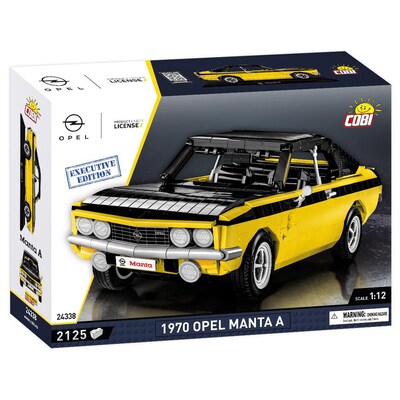 10 X  günstig Kaufen-COBI 1970 Opel Manta A Executive Edition 24338. COBI 1970 Opel Manta A Executive Edition 24338 <![CDATA[• COBI Lizenz Set • enthält 2125 Teile, Maßstab 1:12 • Altersempfehlung des Herstellers: ab 10 Jahren • Kompatibel mit marktüblichen Klemmba