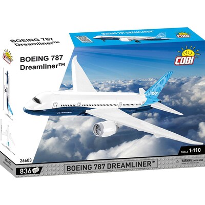 Boeing 787 günstig Kaufen-COBI Boeing 787-8 Dreamliner 26603. COBI Boeing 787-8 Dreamliner 26603 <![CDATA[• COBI Lizenz Set • enthält 836 Teile, Maßstab 1:110 • Altersempfehlung des Herstellers: ab 10 Jahren • Kompatibel mit marktüblichen Klemmbausteinen • Nicht für 