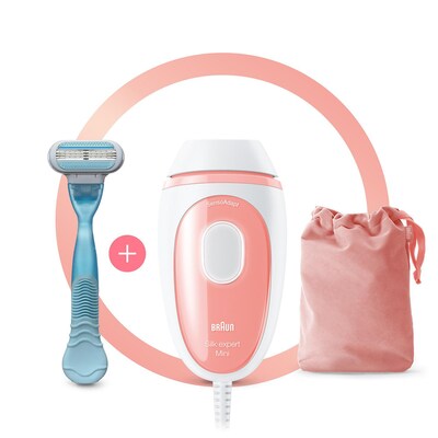 Braun Silk-expert PL1014 Epilierer weß/pink