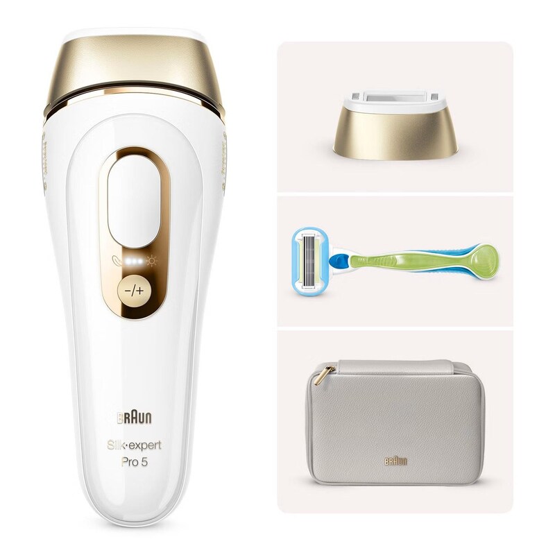 Braun Silk-expert Pro PL5052 Epilierer gold/weß