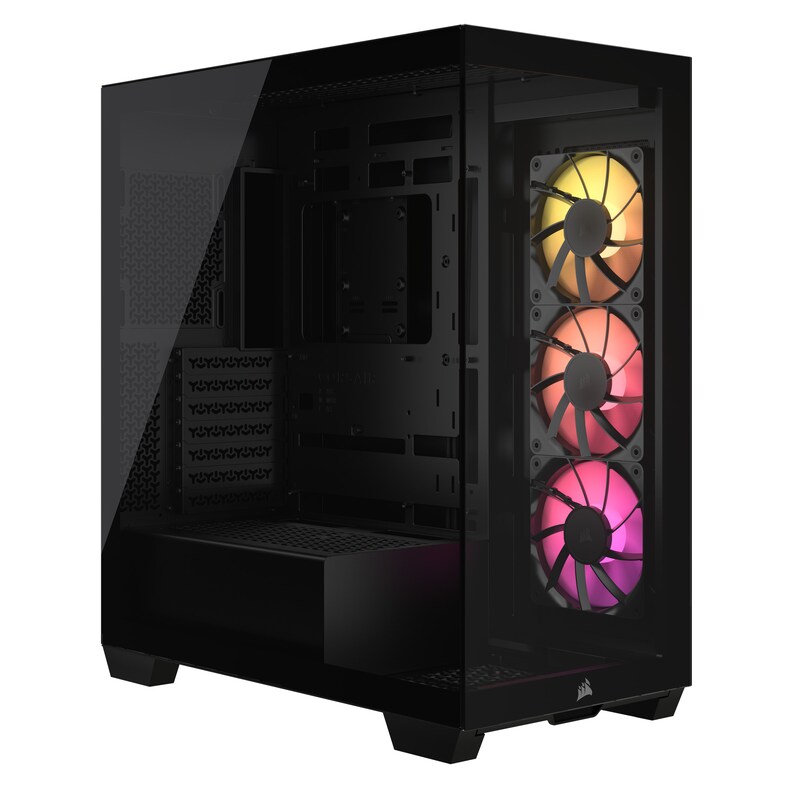 Glas günstig Kaufen-Corsair 3500X ARGB schwarz Midi Tower ATX Gaming Gehäuse. Corsair 3500X ARGB schwarz Midi Tower ATX Gaming Gehäuse <![CDATA[• ATX Gaming Gehäuse mit Tempered Glas Front-Panel • Schwarz • Abmessungen (L × B × H): 460mm x 240mm x 506mm • Einschübe