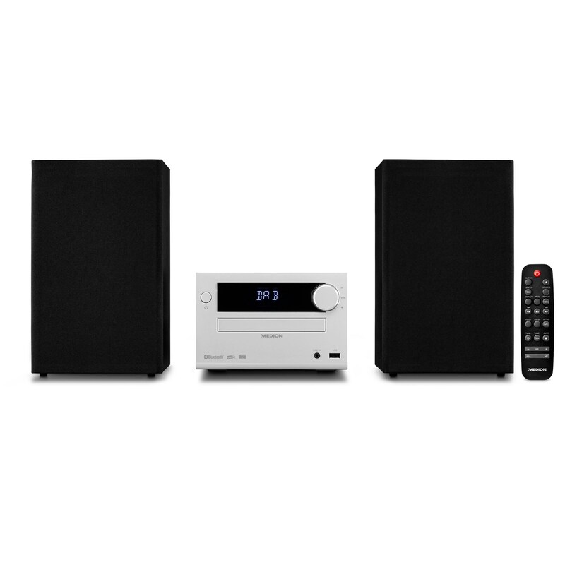 Medion MD 44484 Mikro Audio System silber