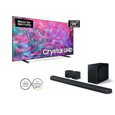 Samsung  GU98DU9079 98″ + HW-Q935D/ZG Soundbar Bundle | 08806095542393