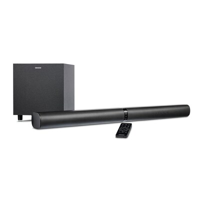 und 30 günstig Kaufen-Medion MD 45001 Soundbar schwarz. Medion MD 45001 Soundbar schwarz <![CDATA[• 2.1 Soundbar mit Funk-Subwoofer • 2 x 30 W + 60 W (RMS) Subwoofer • Bluetooth 5.3, HDMI® (ARC) mit CEC, SPDIF / Optisch • 3 Klangprofile, inkl. Fernbedienung]]>. 