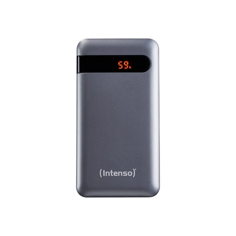 T Mobile Power günstig Kaufen-Intenso mobiles Ladegerät Powerbank PD-20.000 mAh grau. Intenso mobiles Ladegerät Powerbank PD-20.000 mAh grau <![CDATA[• Kapazität: 20.000 mAh • Input/Output: 5.0V - 2.4A • Integriertes USB Typ C Kabel • Gewicht: 200 g • Farbe: schwarz/silber]]