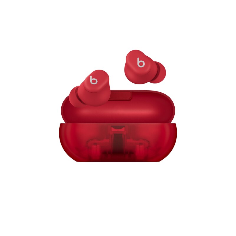 Street günstig Kaufen-Beats Solo Buds True Wireless In-Ear Kopfhörer Transparent Red. Beats Solo Buds True Wireless In-Ear Kopfhörer Transparent Red <![CDATA[• Typ: In-Ear Kopfhörer - geschlossen • Übertragung: Bluetooth, Noise Cancelling • Einsatzgebiet: Street • Fa