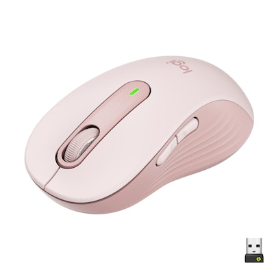 Logitech Signature M650 Gr.L Kabellose Maus Rosa