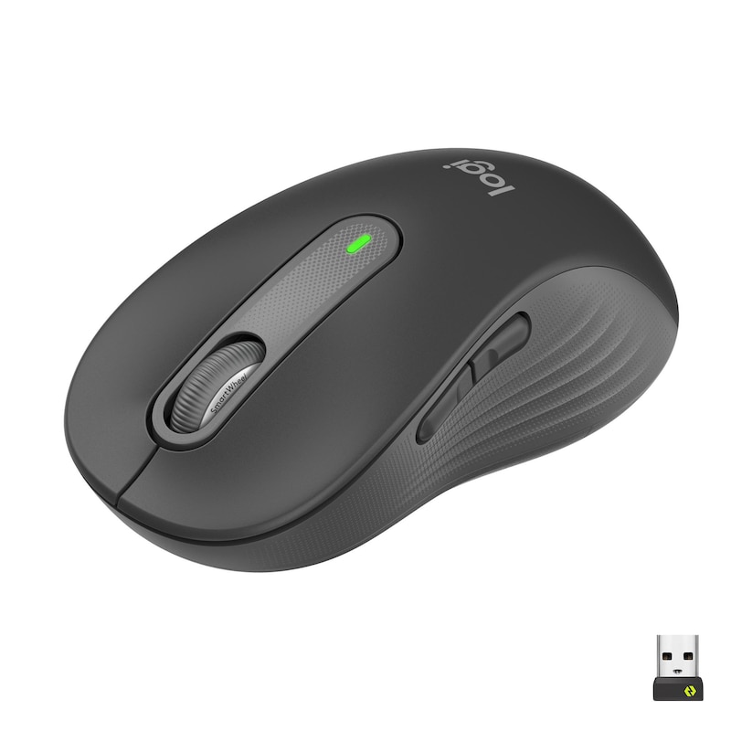 Logitech Signature M650 Gr.L Kabellose Maus Grafit