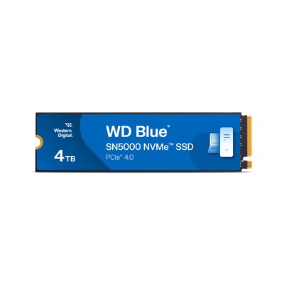 X2 M günstig Kaufen-WD Blue® SN5000 NVMe™ SSD 4 TB M.2 2280 PCIe 4.0. WD Blue® SN5000 NVMe™ SSD 4 TB M.2 2280 PCIe 4.0 <![CDATA[• 4 TB - 2.38 mm Bauhöhe • Schreibgeschwindigkeit: 5000 MB/s: Lesegeschwindigkeit: 5500 MB/s • Betriebstemperatur: 0
