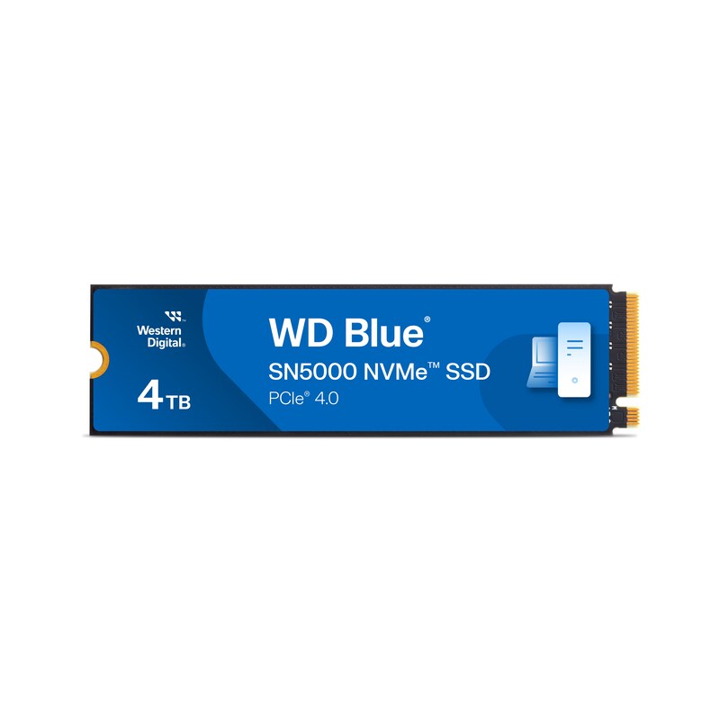 WD Blue® SN5000 NVMe™ SSD 4 TB M.2 2280 PCIe 4.0